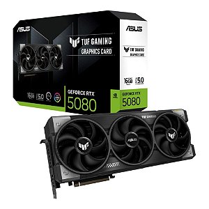 Placa de Vídeo ASUS TUF Gaming GeForce RTX 5080 16GB GDDR7 - 90YV0M31-MVAA00