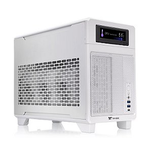 Gabinete Gamer Thermaltake TR100 Mini Case Snow White Mini-ITX SFF - CA-11A-00S6NN-00