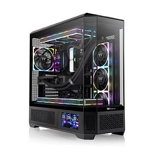 Gabinete Gamer Thermaltake View 600 TG Black Full Tower 4 Vidros Temperados - CA-11H-00F1WN-00
