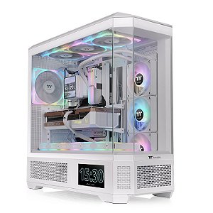 Gabinete Gamer Thermaltake View 600 TG Snow Full Tower 4 Vidros Temperados - CA-11H-00F6WN-00