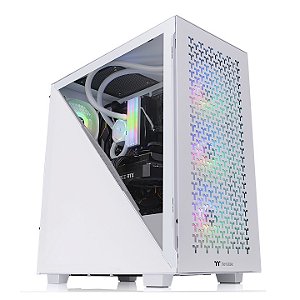 Gabinete Gamer Thermaltake Divider 300 TG Air Snow Mid Tower - CA-1S2-00M6WN-02