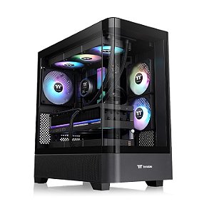 Gabinete Gamer Thermaltake View 290 TG ARGB Black Mid Tower 3 Fans ARGB - CA-11G-00M1WN-00