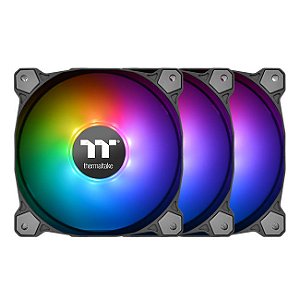 Fan Thermaltake Pure 12 ARGB Sync Black 120mm PWM Premium Edition 3-Fan Pack - CL-F079-PL12SW-A