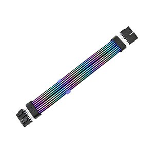 Cabo de Extensão Thermaltake Tt Mod ARGB 8 Pinos Preto 54 LEDs 5V 3 Pinos 34,5cm - AC-082-CN1NAN-A1
