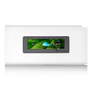 Painel LCD Thermaltake 3.9 polegadas para Gabinete Ceres Snow Branco TT RGB Plus - AC-064-OO6NAN-A1