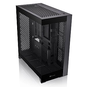 Gabinete Gamer Thermaltake CTE E660 MX Black Mid Tower Dual Chamber Hidden-Connector Vidro Temperado - CA-1Y3-00M1WN-01