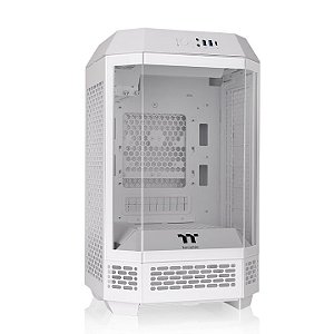 Gabinete Thermaltake The Tower 250 Snow Branco Mini-ITX Vidro Temperado 2x CT120 - CA-1Z9-00S6WN-00