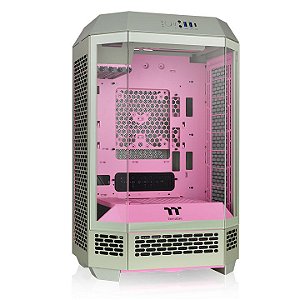 Gabinete Thermaltake The Tower 300 Matcha Plum Micro-ATX Vidro Temperado 2x Fan 140mm Radiador 420mm - CA-1Y4-00SJWN-00