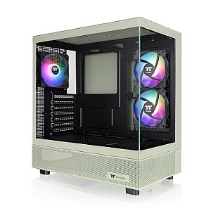 Gabinete Thermaltake View 270 Plus TG ARGB Matcha Green ATX Vidro Temperado 3x Fan 120mm ARGB - CA-1Y7-00MEWN-01