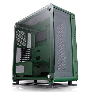 Gabinete Mid Tower Thermaltake Core P6 TG Racing Green Verde 3 Paineis Vidro Temperado 4mm Modular Wall-Mount - CA-1V2-00MCWN-00