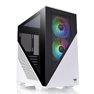Gabinete Thermaltake Divider 170 TG Snow ARGB Micro-ATX Vidro Temperado 2x120mm ARGB - CA-1S4-00S6WN-00