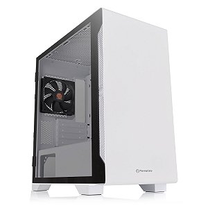 Gabinete Thermaltake S100 TG Snow Micro-ATX Vidro Temperado com Fonte 600W - CA-3Q9-60S6WZ-00