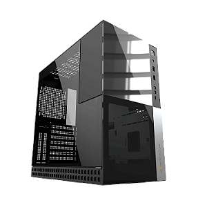 Gabinete Gamer Geometric Future Model 4 Caliburn Preto Sem Fan - GEO-M4-CAL