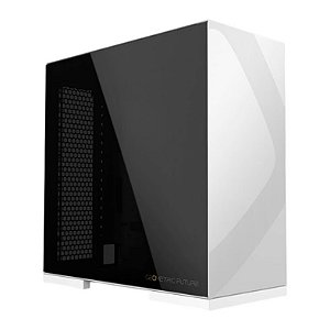 Gabinete Gamer Geometric Future Model 8 Lohan Branco Sem Fan - GEO-M8-LOW
