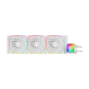 Water Cooler Geometric Future Eskimo Pro 420mm RGB Branco - GEO-EP-42W