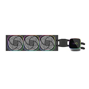 Water Cooler Geometric Future Eskimo 360mm RGB Preto - GEO-ES-36B