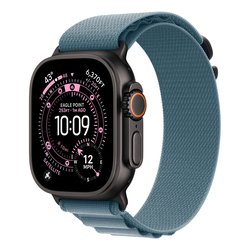 Apple Watch Ultra 3 49mm Titânio Preto Loop Alpine Azul Apple - MF254LW/A