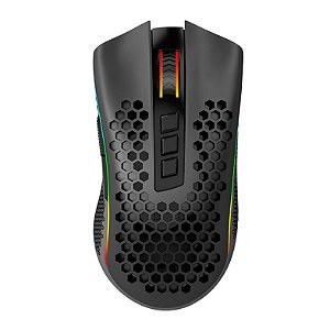 Mouse Gamer Redragon Storm PRO RGB Wireless Preto S/f - M808-KS