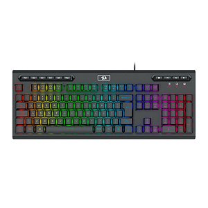 Teclado Membrana Gamer Redragon Aditya Preto - K513-RGBPT