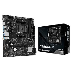 Placa Mãe ASRock B550M-P DDR4 AM4 mATX