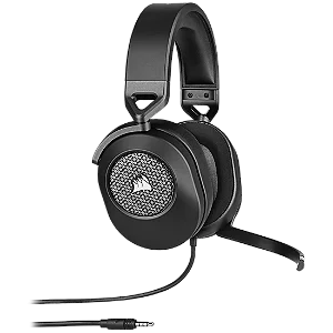 Headset Gamer Corsair HS65 Surround USB Dolby Audio 7.1 Carbon - CA-9011270-NA