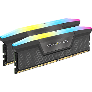 Memória RAM Corsair Vengeance RGB 32GB (2x16GB) DDR5 6000MHz C38 - CMH32GX5M2D6000Z38
