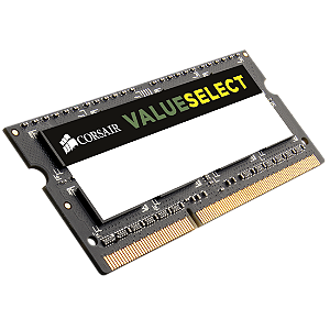 Memória RAM Corsair ValueSelect 4GB DDR3 1600MHz SODIMM para Notebook - CMSO4GX3M1A1600C11