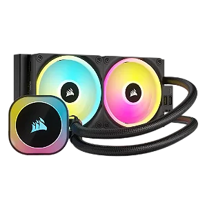Water Cooler Corsair iCUE LINK H100i RGB 240mm Preto - CW-9061001-WW