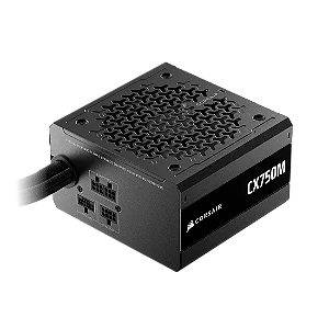 Fonte Corsair 750W CX-M CX750M Cybenetics Bronze Semi Modular Black - CP-9020311-BR