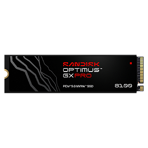 SSD 1TB SanDisk Optimus GX PRO 8100 M.2 NVMe PCIe 5.0 14900MBs/11000MBs - SDSP82100TAN
