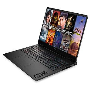 Notebook Gamer HP HyperX OMEN 16 AMD Ryzen 7 8745HX 16GB DDR5 512GB SSD RTX 5060 8GB 16" 2.5K OLED 165Hz Windows 11 - 16-AP1003DX