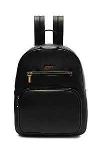 Mochila Anacapri Média Multi Bolsos Preta