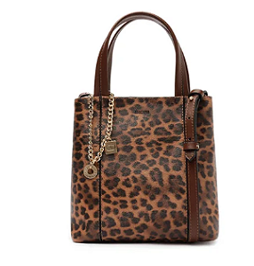 Bolsa Anacapri Tote Média Madri Chaveiro Animal Print