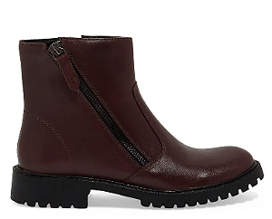Bota Santa LollaTratorada Couro Confort Marrom