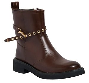 Bota Santa LollaTratorada Couro Confort Marrom