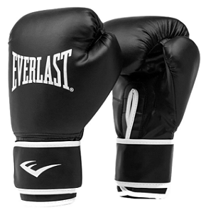 Luvas Everlast de Treino Core G/GG Unissex - Preto - Preto Profissional