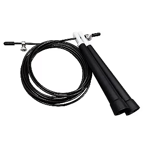 Corda Profissional Cabo de Aço Speed Rope Com Giro - Natural Fitness