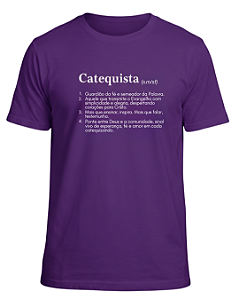 Camiseta Catequista - Roxa