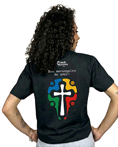 Camiseta Sou Mensageiro do amor - Estampa nas costas
