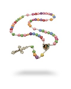 Terço Infantil de Flor Nossa Senhora de Fátima