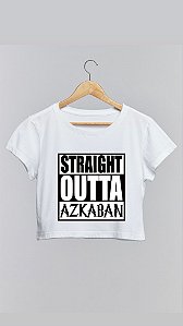 Cropped AZKABAN - 100% algodão branco