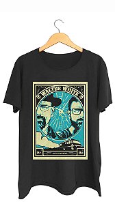 Camiseta BREAKING BAD - 100% algodão corte a fio preta