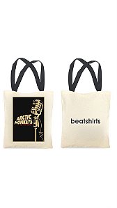 Ecobag com alça preta - 100% algodão - 30cmx40cm - ARCTIC MONKEYS