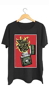 Camiseta ROYAL BLOOD - 100% algodão corte a fio preta