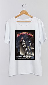 Camiseta SUPERTRAMP - 100% algodão corte a fio branca