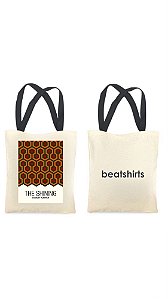 Ecobag com alça preta - 100% algodão - 30cmx40cm - THE SHINING
