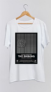 Camiseta THE SHINING - 100% algodão corte a fio branca