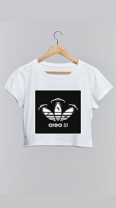 Cropped AREA 51 - 100% algodão branco