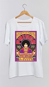 Camiseta PRINCE - 100% algodão corte a fio branca