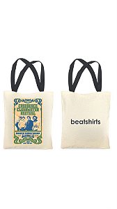 Ecobag com alça preta - 100% algodão - 30cmx40cm - CREEDENCE CLEARWATER REVIVAL
